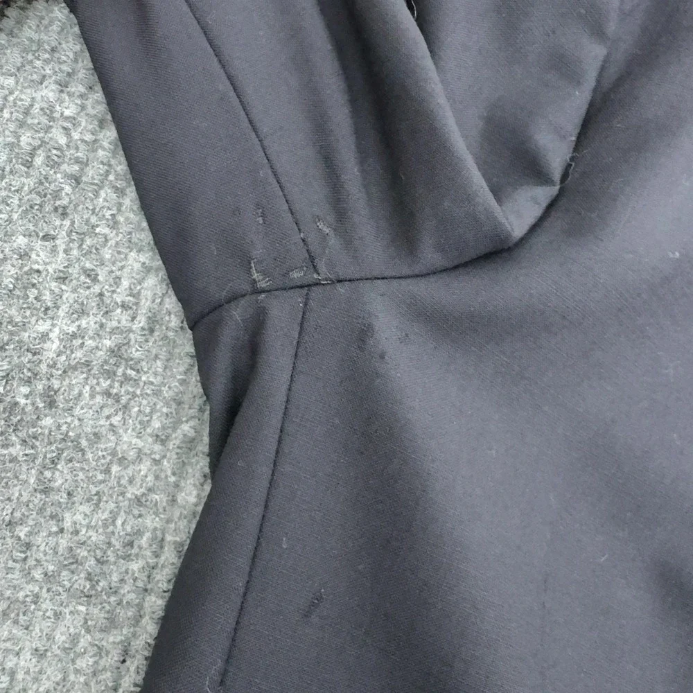 Brooks Brothers Blazer Mens 44 L Black Wool Stretch Two Button Professional